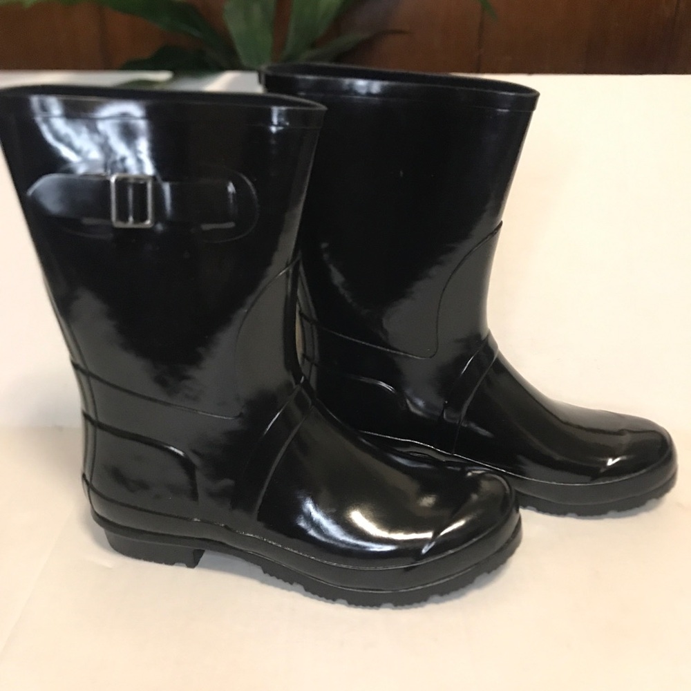 Aerosoles Rain Date Women's Black Rain Boots